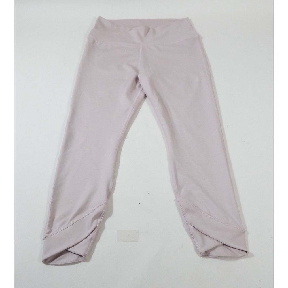 Nike Dri-Fit Leggings Womens Medium High Rise Tulip Hem Yoga Tights Lite Pink